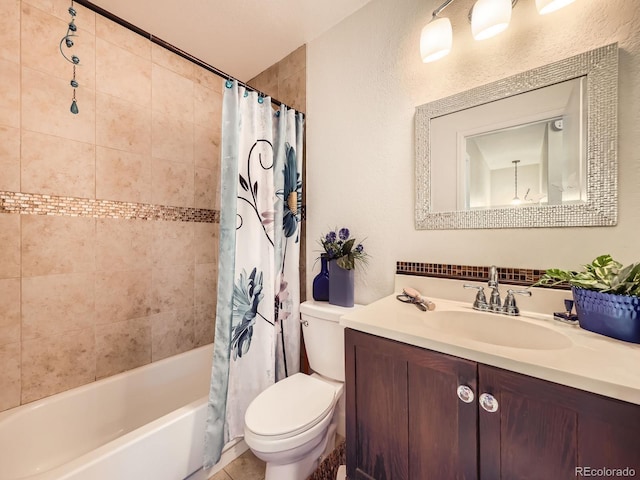 4121 W 111th Cir, Westminster, CO 80031 - bathroom featuring vanity and shower / bath combination with curtain