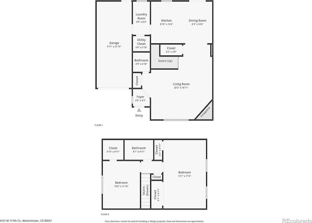4121 W 111th Cir, Westminster, CO 80031 - view of room layout
