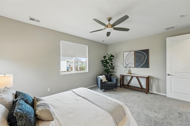 1592 Maggie Mae Ln, Castle Rock, CO 80104 - carpeted bedroom with ceiling fan and baseboards