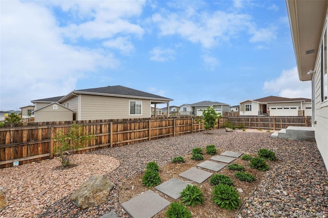 1592 Maggie Mae Ln, Castle Rock, CO 80104 - fenced backyard with a residential view