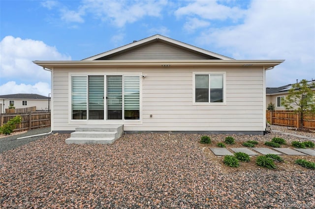 1592 Maggie Mae Ln, Castle Rock, CO 80104 - rear view of property with fence