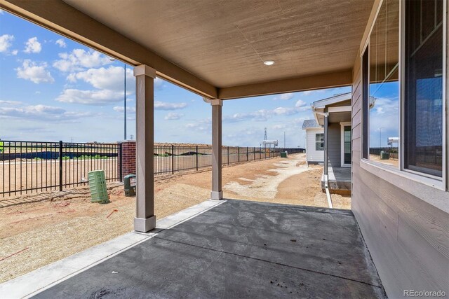 25254 E Warren Pl, Aurora, CO 80018 - fenced backyard featuring a patio area