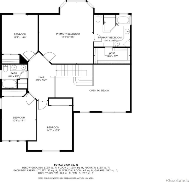 5048 Rocky Mountain Dr, Castle Rock, CO 80109 - floor plan / room layout
