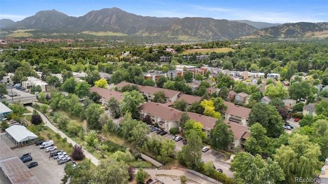 2707 Valmont Rd Unit 106, Boulder, CO 80304 - drone / aerial view of a mountain backdrop