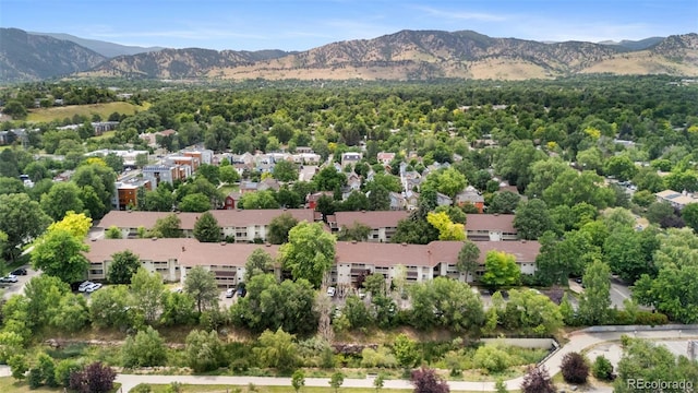 2707 Valmont Rd Unit 106, Boulder, CO 80304 - drone / aerial view of a mountain backdrop
