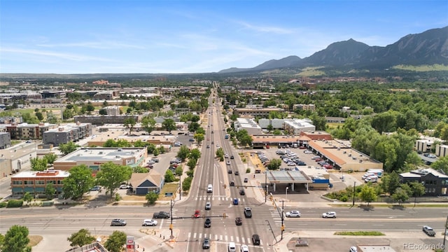 2707 Valmont Rd Unit 106, Boulder, CO 80304 - drone / aerial view of mountains and a highway