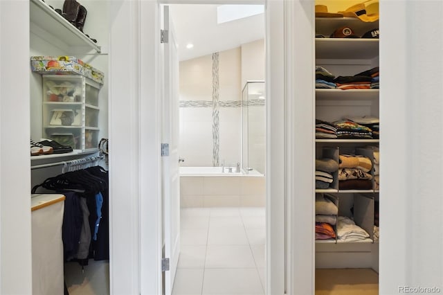 1511 S Pennsylvania St, Denver, CO 80210 - walk in closet with tile patterned flooring