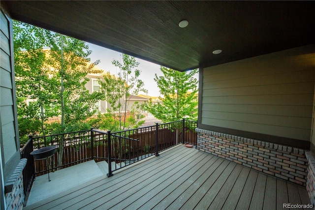 359 Courtfield Way, Castle Pines, CO 80108 - view of wooden deck