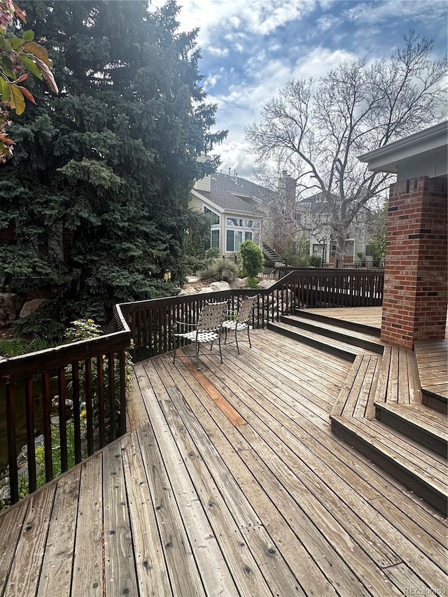 13781 E Lehigh Ave Unit E, Aurora, CO 80014 - view of wooden deck