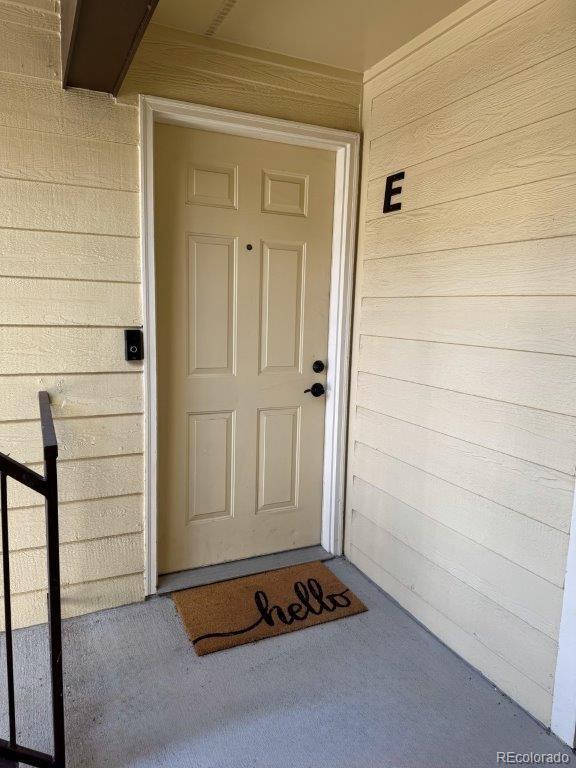 13781 E Lehigh Ave Unit E, Aurora, CO 80014 - view of doorway to property