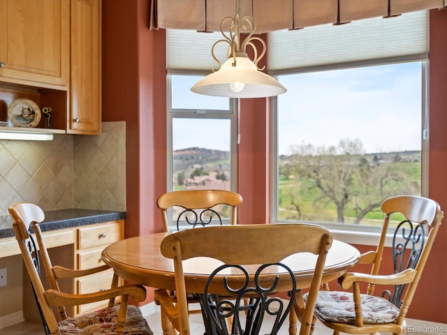 dining room with baseboards