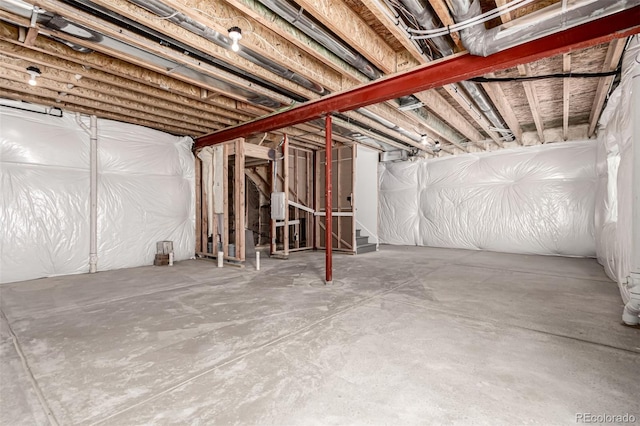 2651 E 102nd Pl, Thornton, CO 80229 - unfinished below grade area with stairs