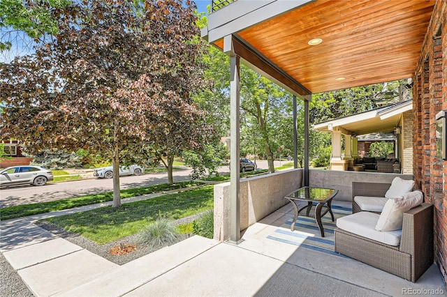 814 S High St, Denver, CO 80209 - view of patio / terrace featuring a porch