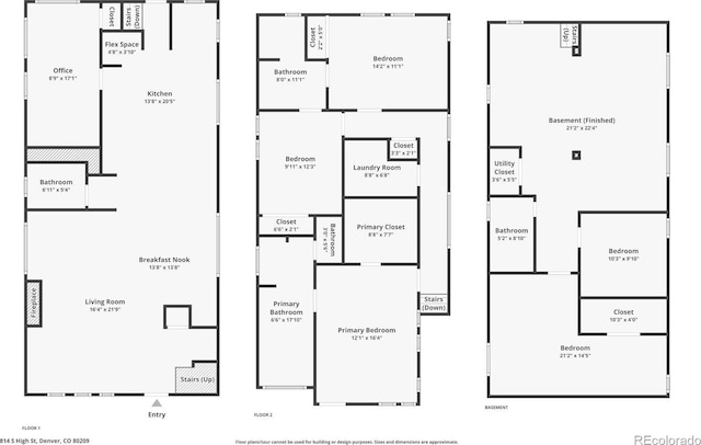 814 S High St, Denver, CO 80209 - room layout