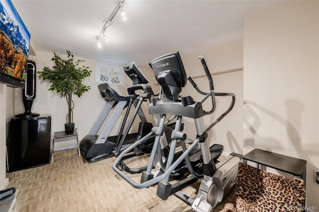 1521 Pontiac St, Denver, CO 80220 - workout area with light carpet
