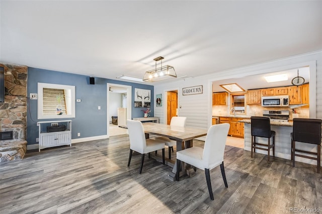 11531 S Deer Creek Rd, Littleton, CO 80127 - dining room with wood finished floors