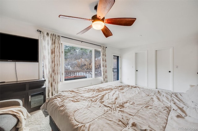 11531 S Deer Creek Rd, Littleton, CO 80127 - bedroom featuring ceiling fan