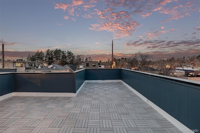 535 Josephine St, Denver, CO 80206 - view of patio terrace at dusk