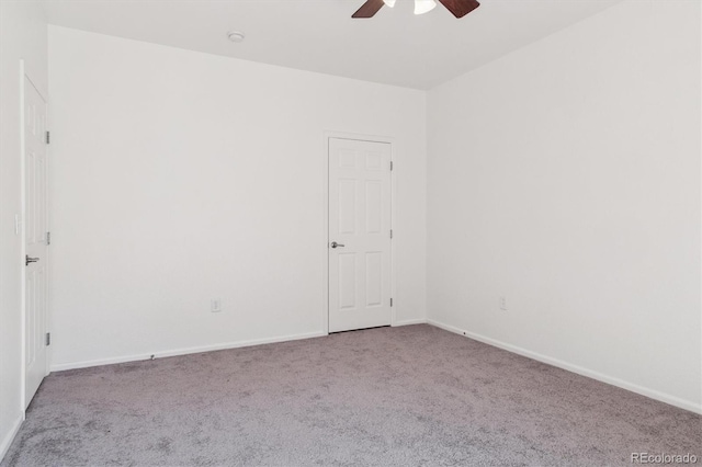 17388 Nature Walk Trl Unit 202, Parker, CO 80134 - carpeted spare room with a ceiling fan and baseboards