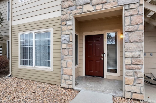 view of entrance to property