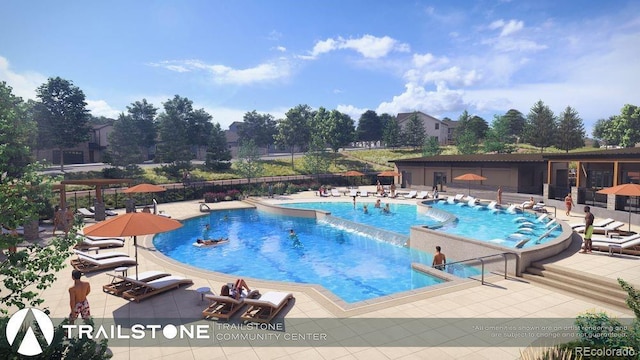 17125 W 91st Ln, Arvada, CO 80007 - community pool with a patio