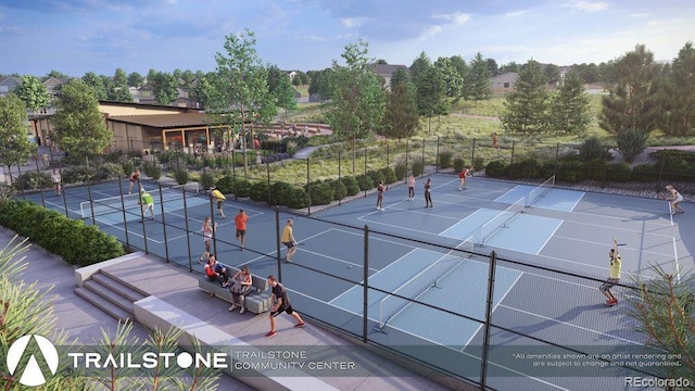 17125 W 91st Ln, Arvada, CO 80007 - view of tennis court