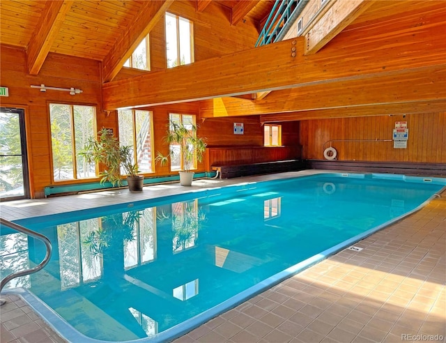 view of indoor pool