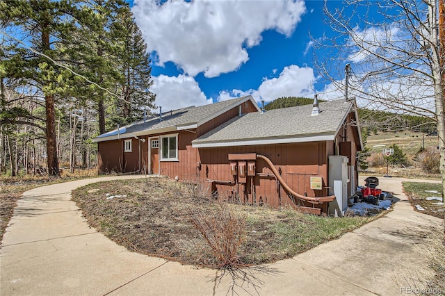 1350 Tolland Rd, Rollinsville, CO 80474 - view of property exterior featuring a shingled roof