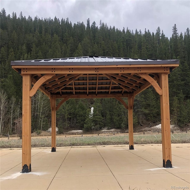 1350 Tolland Rd, Rollinsville, CO 80474 - view of community featuring a gazebo and a view of trees