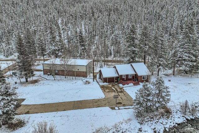 1350 Tolland Rd, Rollinsville, CO 80474 - view of snowy aerial view