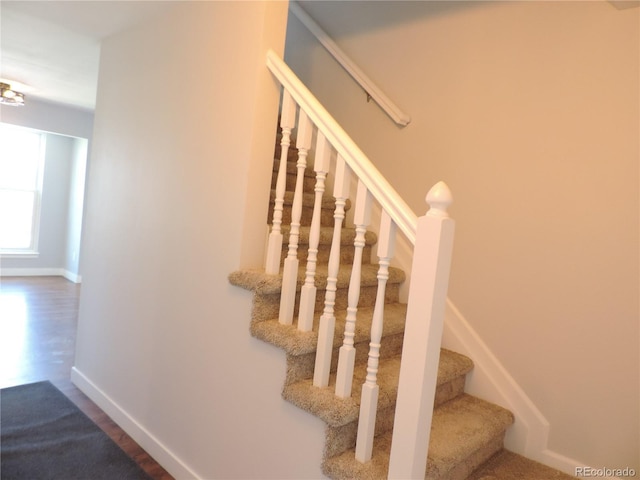 7753 W Plymouth Pl S, Littleton, CO 80128 - stairs featuring wood finished floors and baseboards