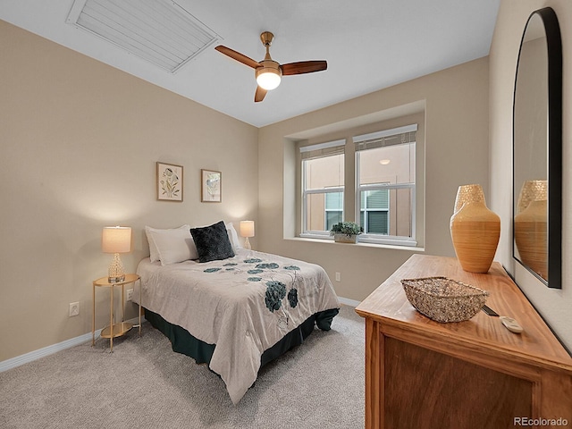 5309 W Hoover Dr, Littleton, CO 80123 - carpeted bedroom with baseboards and a ceiling fan