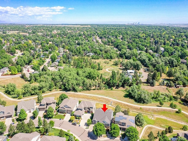 5309 W Hoover Dr, Littleton, CO 80123 - aerial perspective of suburban area