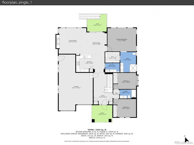 5309 W Hoover Dr, Littleton, CO 80123 - view of home floor plan
