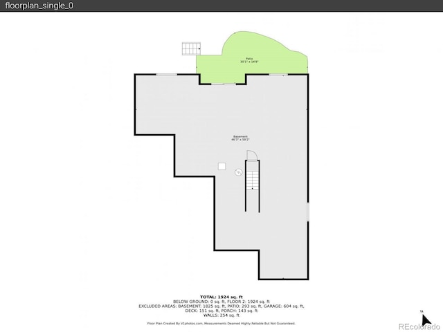 5309 W Hoover Dr, Littleton, CO 80123 - view of home floor plan