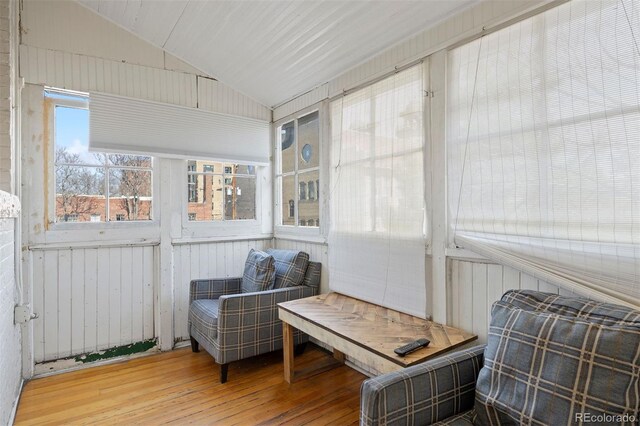 1554 N Pennsylvania St, Denver, CO 80203 - sunroom / solarium featuring vaulted ceiling