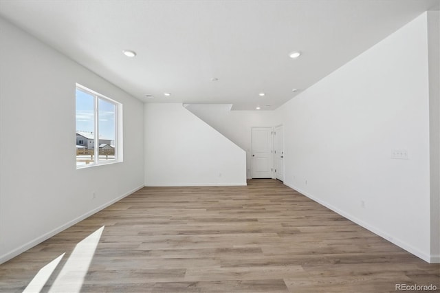 interior space featuring light hardwood / wood-style flooring