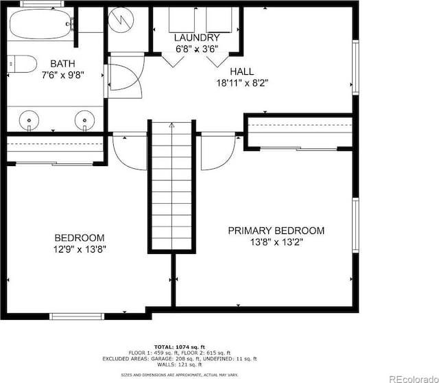 201 S Boundary St, Woodland Park, CO 80863 - view of property floor plan