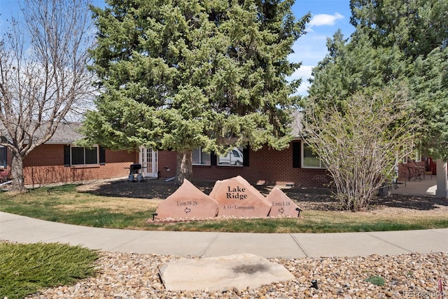 5425 County Road 32 Unit 14, Mead, CO 80504 - view of front of house featuring brick siding
