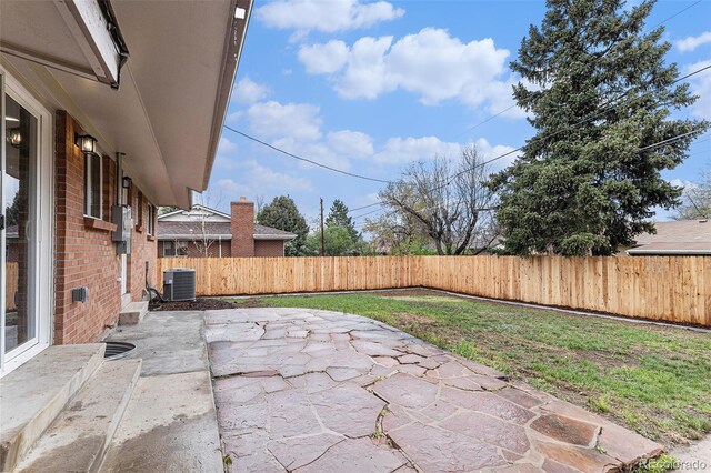 view of patio / terrace with cooling unit