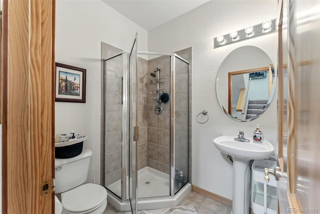 60 Black Diamond Trl Unit 60D, Silverthorne, CO 80498 - bathroom with tile patterned flooring and a stall shower