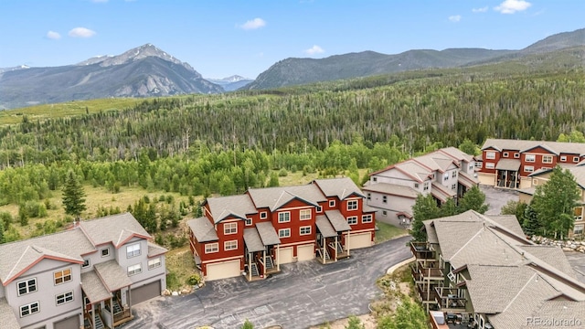 60 Black Diamond Trl Unit 60D, Silverthorne, CO 80498 - aerial perspective of suburban area featuring a mountain backdrop
