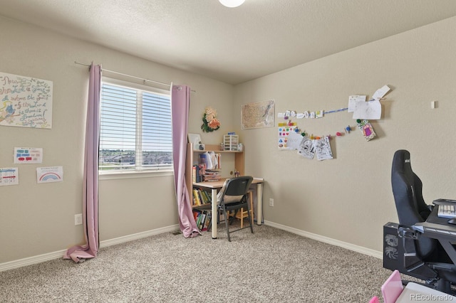 9233 Waters Edge Dr, Fountain, CO 80817 - carpeted office space featuring baseboards