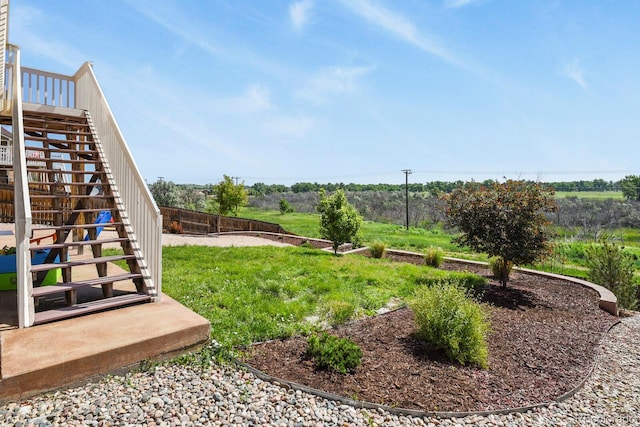 9233 Waters Edge Dr, Fountain, CO 80817 - view of yard with stairs