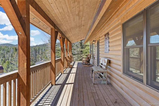 1838 E Longbow Dr, Como, CO 80432 - view of wooden porch