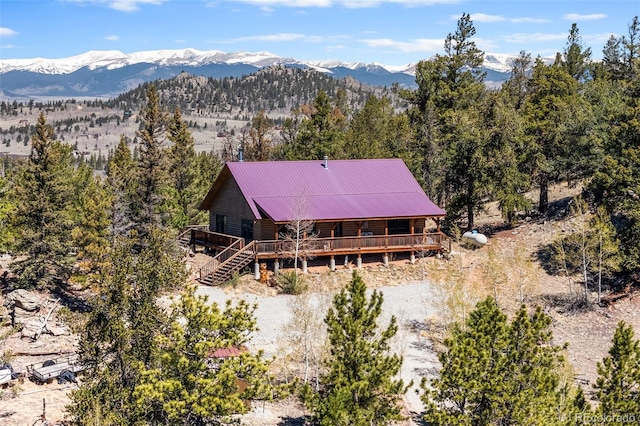 1838 E Longbow Dr, Como, CO 80432 - view of subject property featuring a mountain backdrop