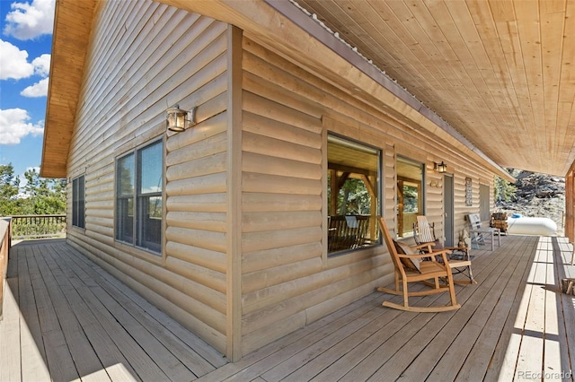 1838 E Longbow Dr, Como, CO 80432 - view of deck