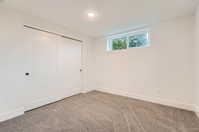 10698 W 26th Ave, Lakewood, CO 80215 - unfurnished bedroom featuring carpet, baseboards, and a closet