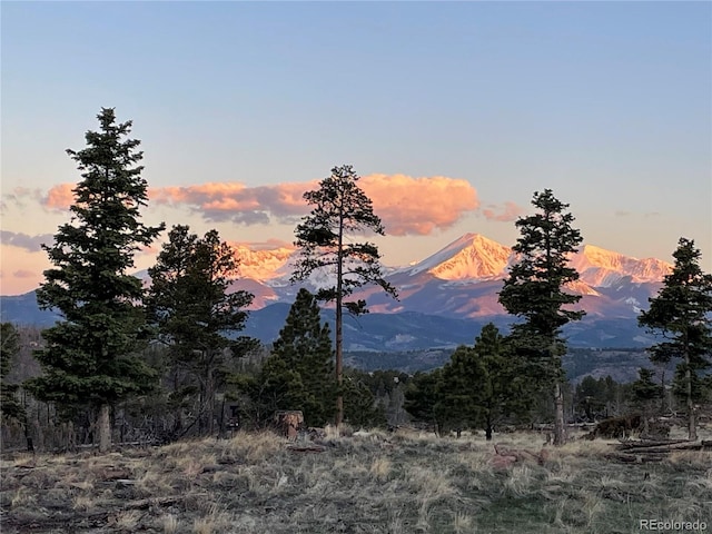 view of mountain feature