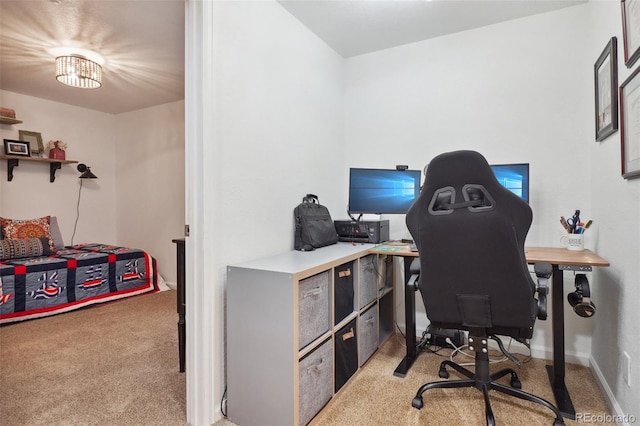 12753 Buckhorn Creek St, Parker, CO 80134 - home office with light carpet and baseboards